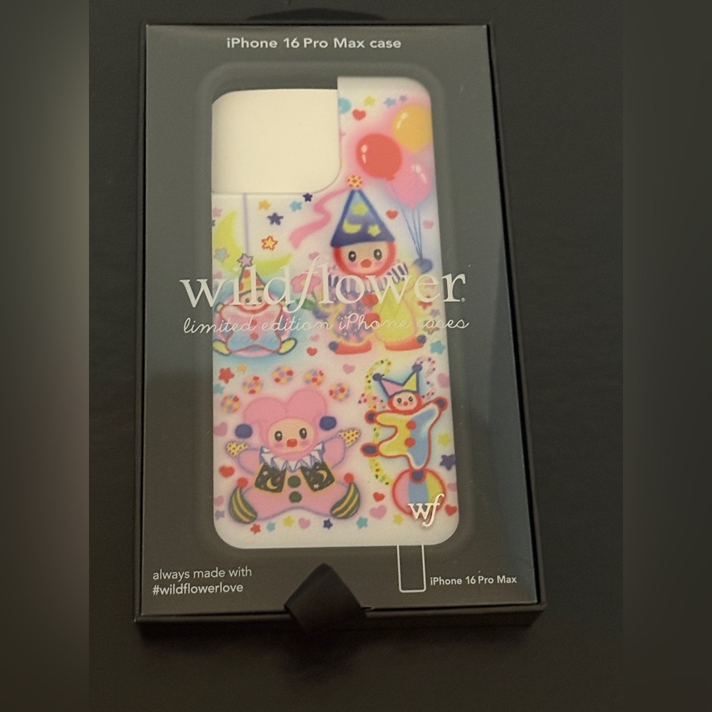 Wildflower Limited Edition iPhone 16 Pro Max Case - Clown Around